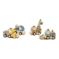 Wind Up Wooden Construction Vehicles- Assorted Designs- Cupcakes and Cartwheels