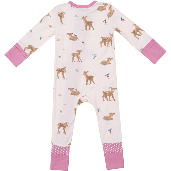 Angel Dear Soft Deer 2-Way Zipper Romper