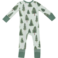 Angel Dear Forest Trees 2-Way Zipper Romper