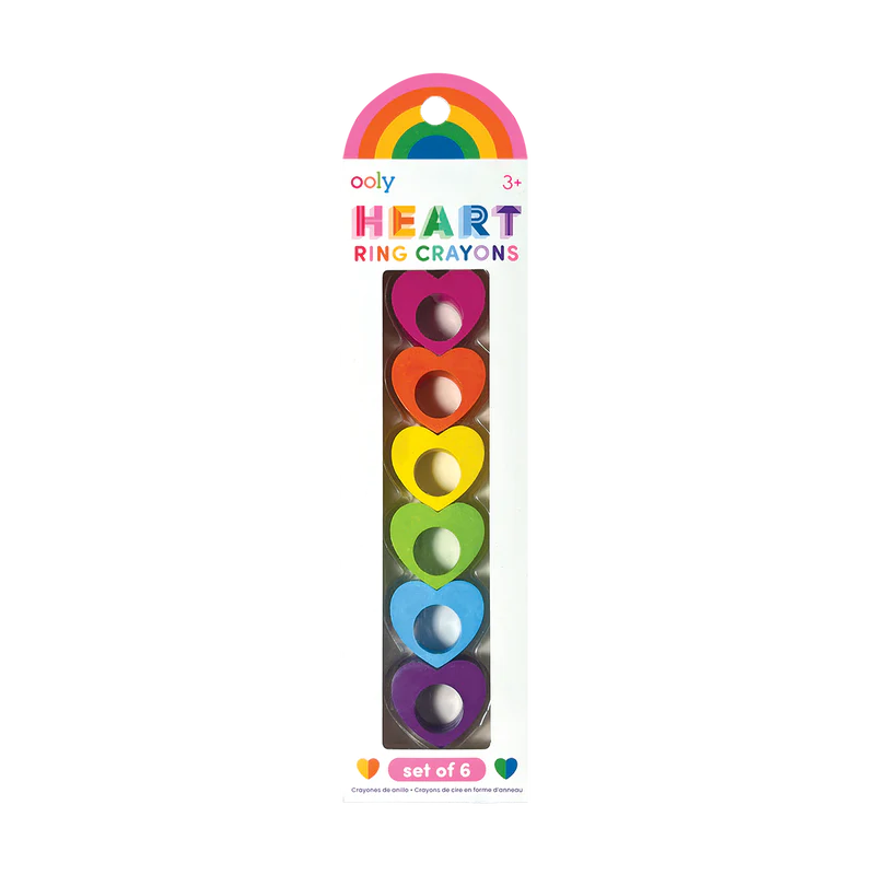 Ooly Heart Ring Crayons