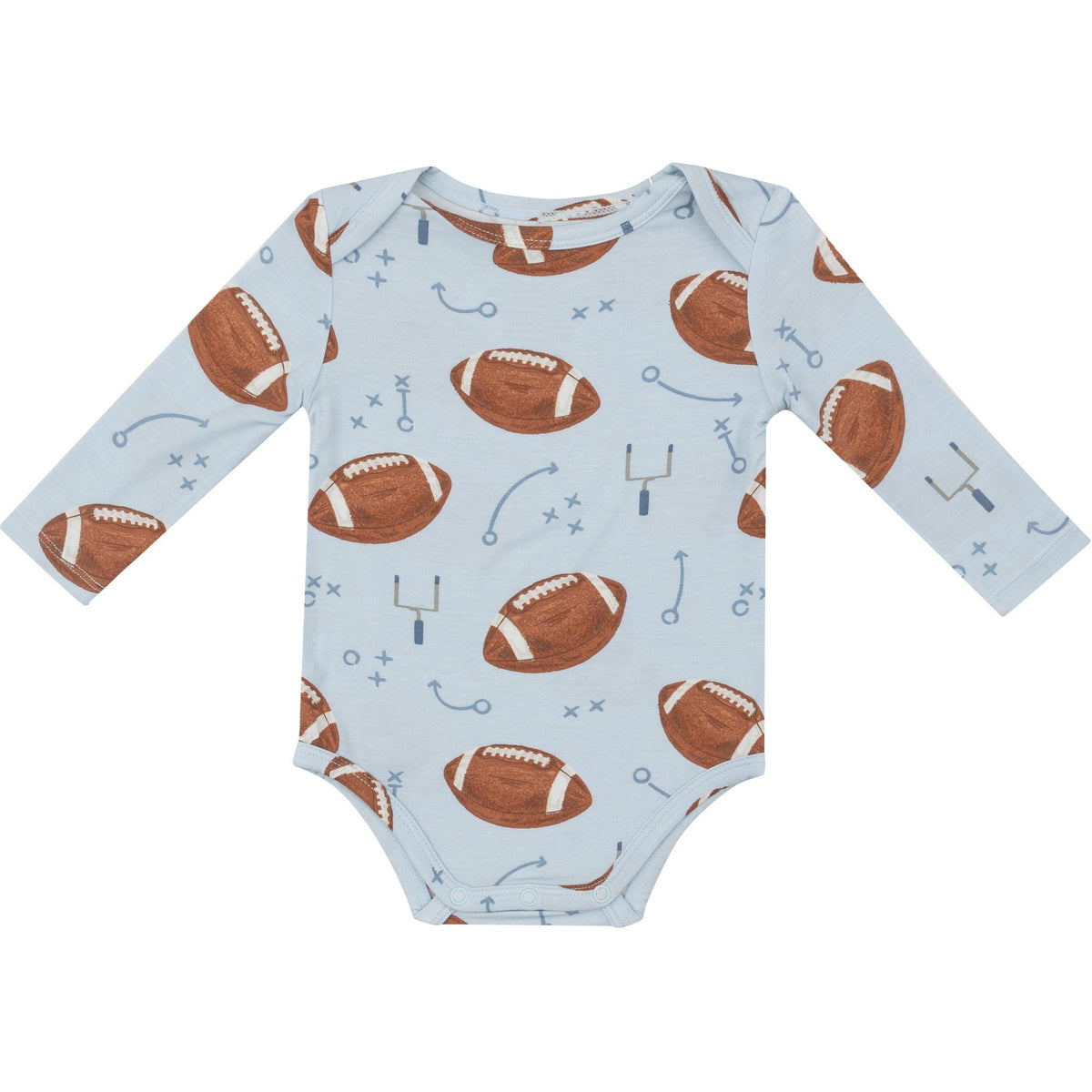 Angel Dear Footballs Blue Bodysuit