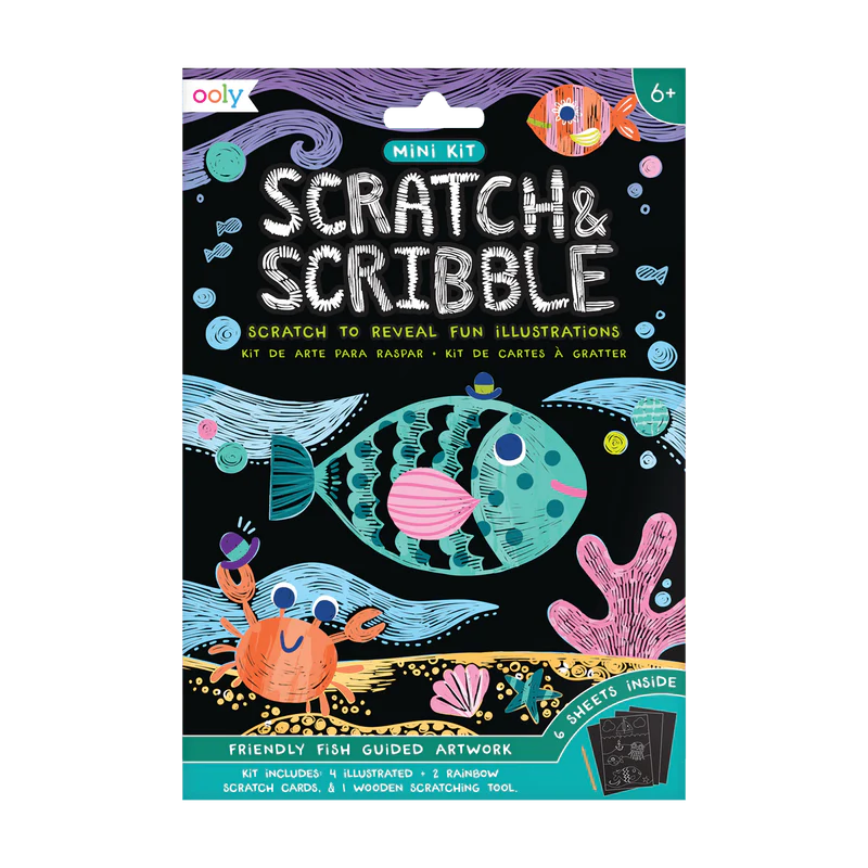 OOLY Scratch and Scribble Art Kit