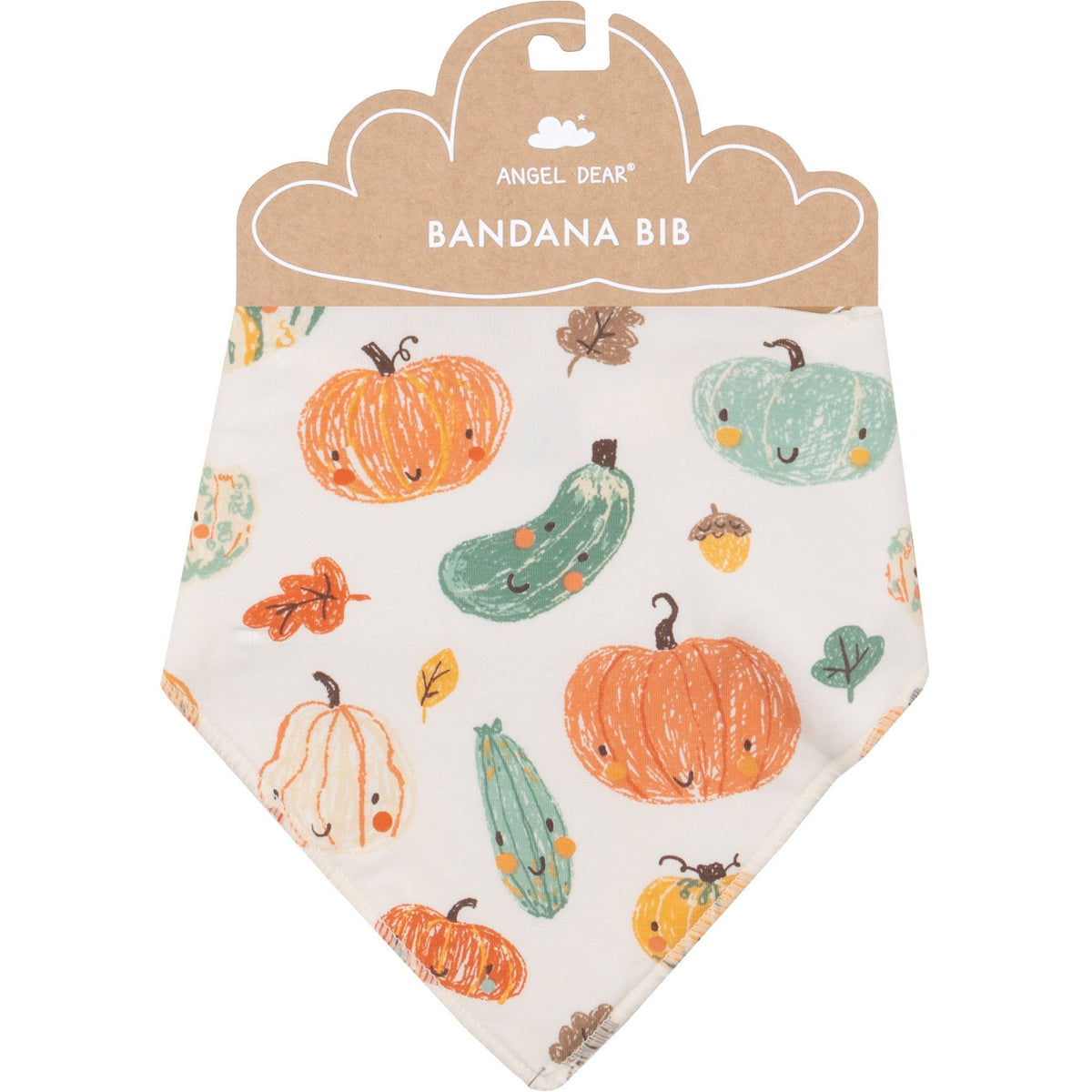 Angel Dear Crayon Pumpkins Bandana Bib