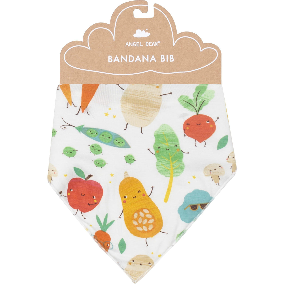 Angel Dear Fall Veggies Bandana Bib