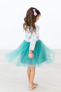 Mila and Rose Petunia Long Sleeve Tutu Dress