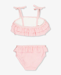 Ruffle Butts Seersucker Bow Ruffle Bikini