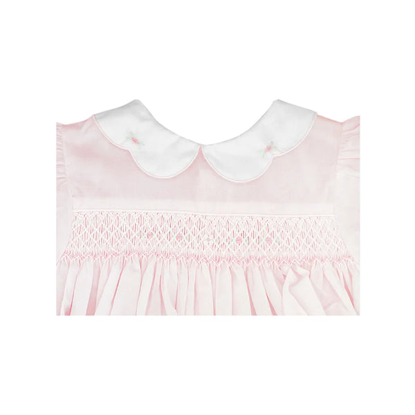 Petit Ami Hand Embroidered Smocked Bubble