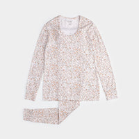 Petit Lem Floral Spray on Light Pink Women's 2 Piece  PJ