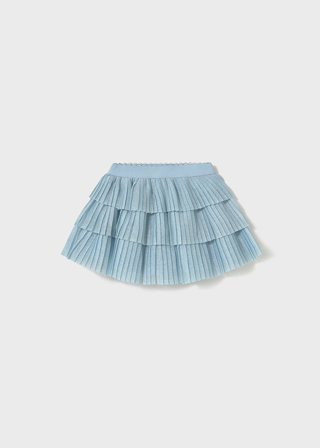 Mayoral Pleated Tulle Skirt