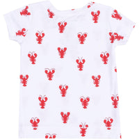 Angel Dear Lobster Bamboo Short Sleeve Loungewear Set