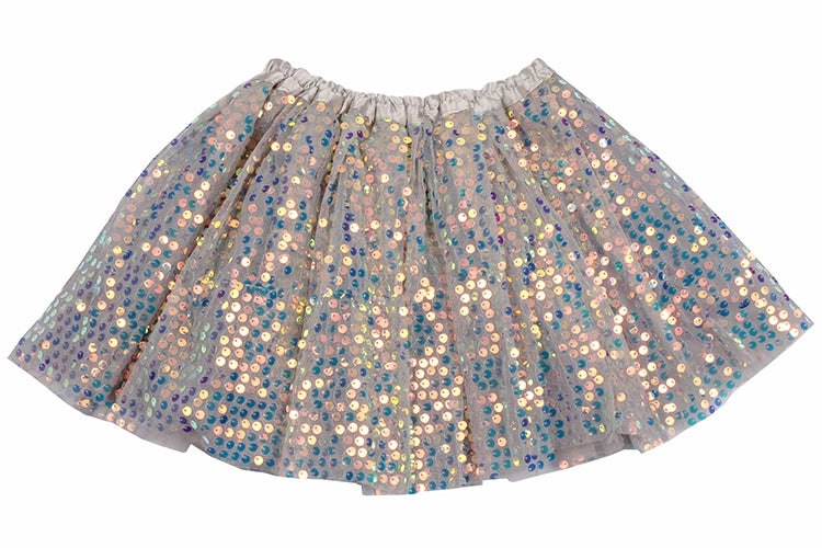 Sparkle Sisters Silver Sequin Tutu