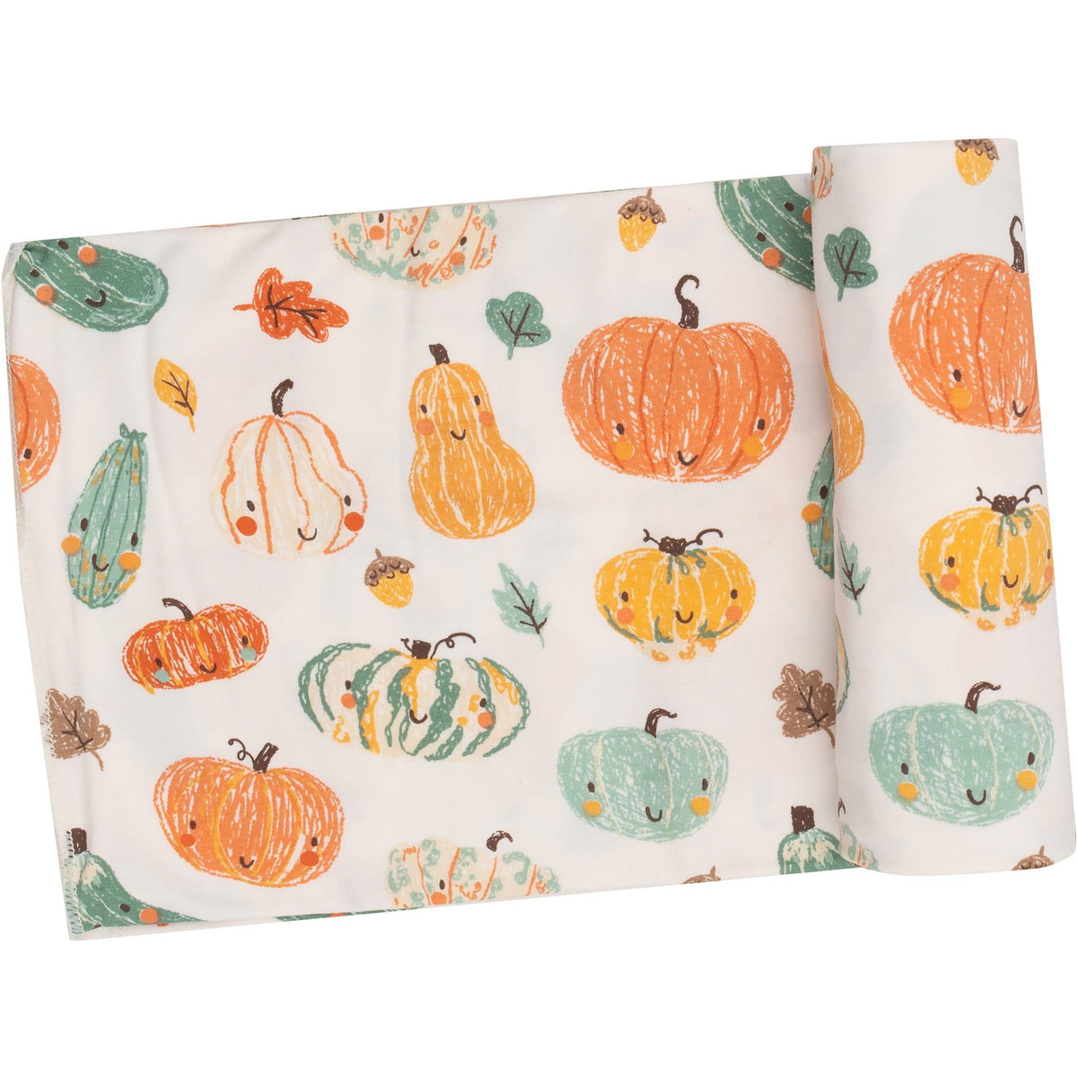 Angel Dear Crayon Pumpkins Swaddle Blanket