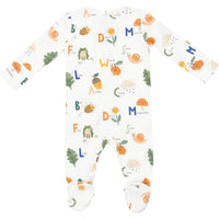 Angel Dear Nature ABC's 2-Way Zipper Footie