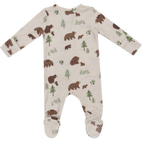 Angel Dear Sweet Brown Bears 2-Way Zipper