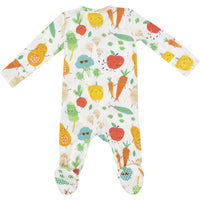 Angel Dear Fall Veggies 2-Way Zipper Footie