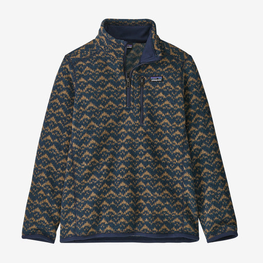 Patagonia Kids' Better Sweater® 1/4-Zip Fleece- Mountain Peak New Navy