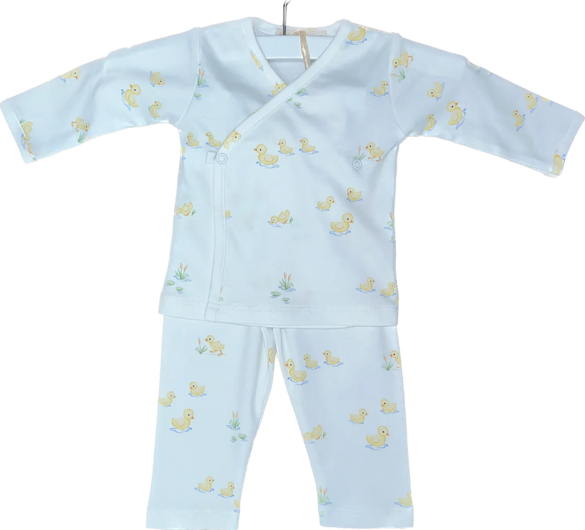 Baby club Chic Three Little Ducks Crossed Tee and Pants Set