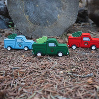 Jack Rabbit Creations Assortment of Pull Back Retro Truck & Christmas Tree