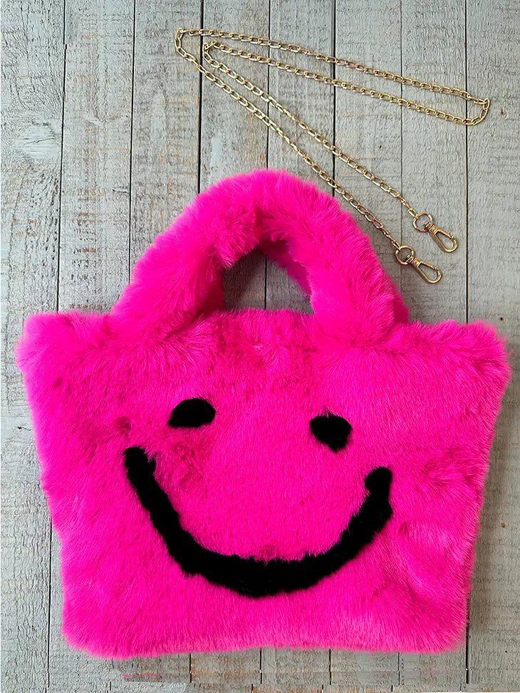 Sparkle Sisters Faux Fur Happy Bag