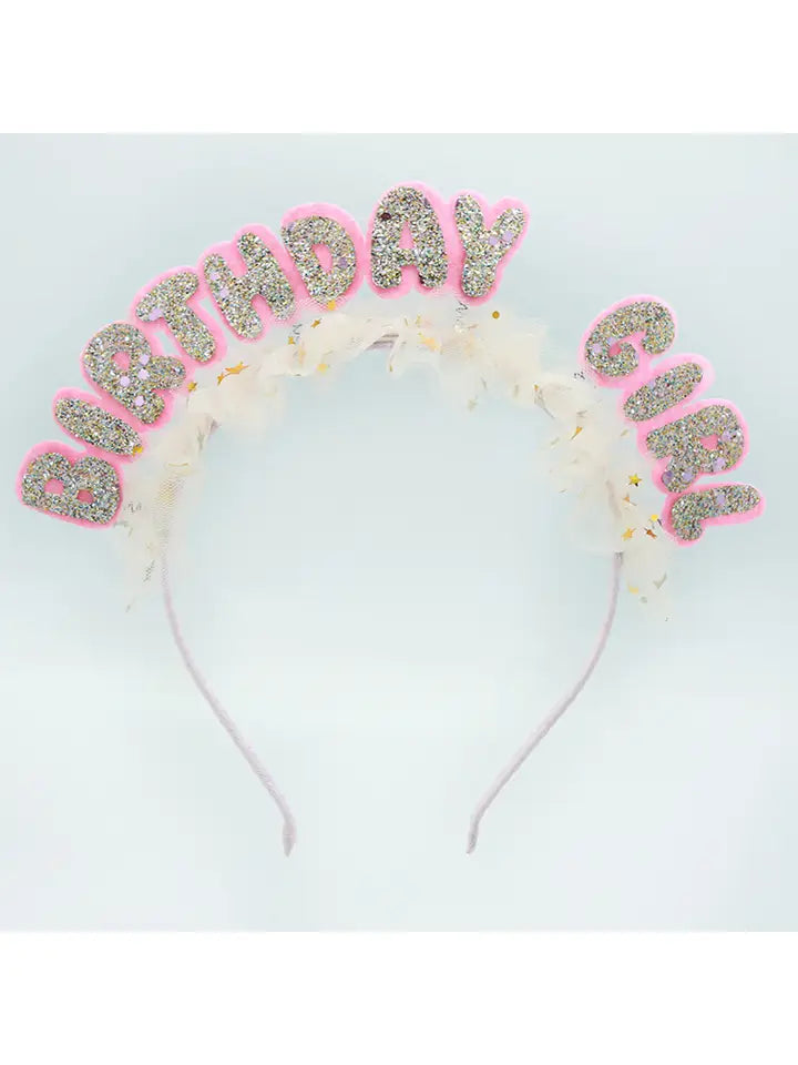 Sparkle Sisters Birthday Girl Headband