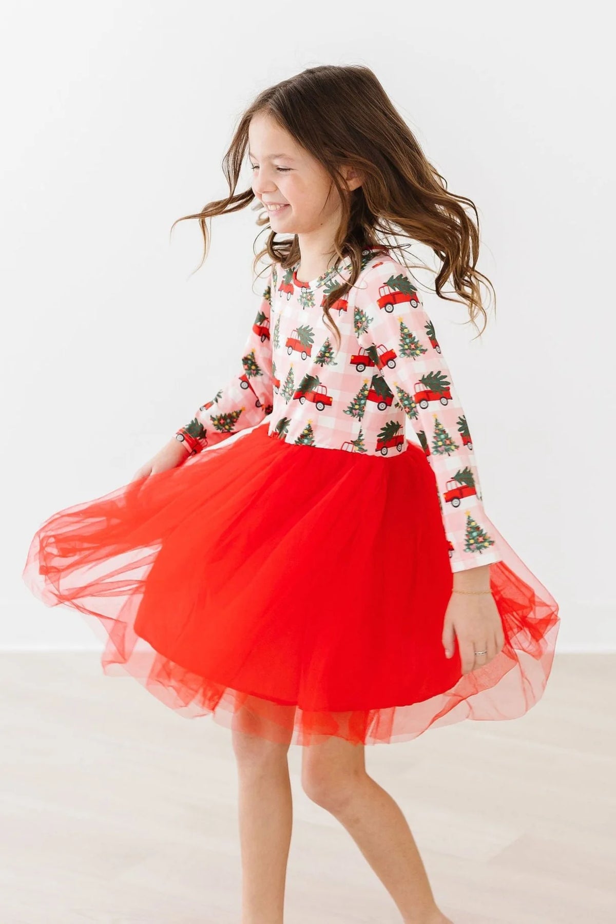 Mila & Rose Christmas Tree Farm Tutu Dress