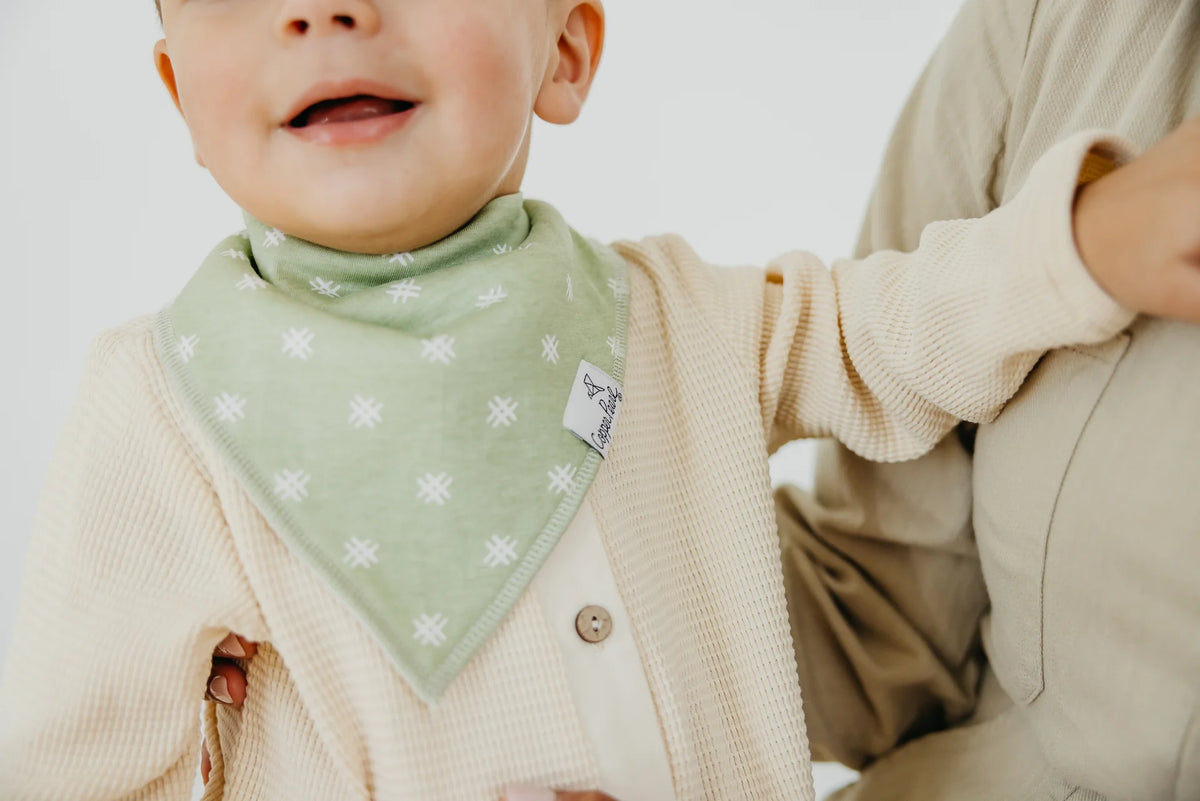 Copper Pearl Set of Four Bandana Bibs Santa Fe