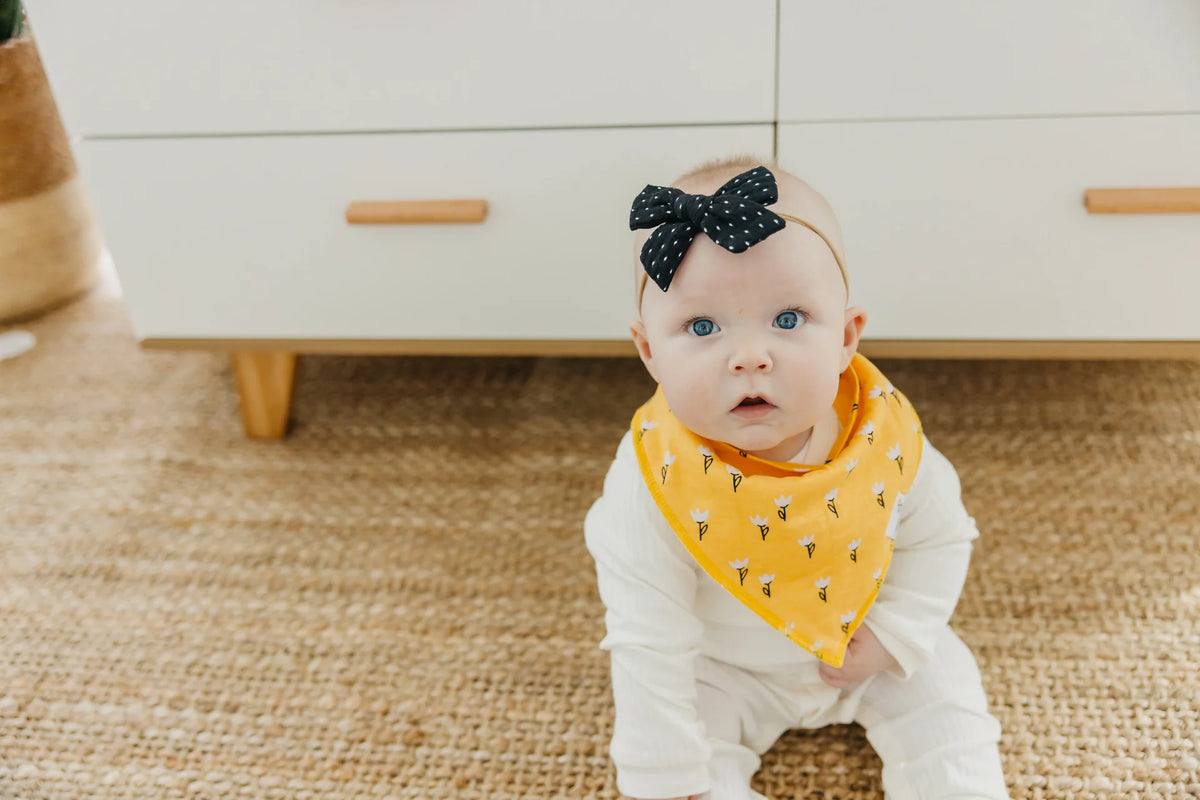 Copper Pearl Set of Four Bandana Bibs Birdie