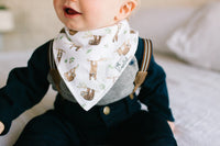 Copper Pearl Set of four Bandana Bibs Noah