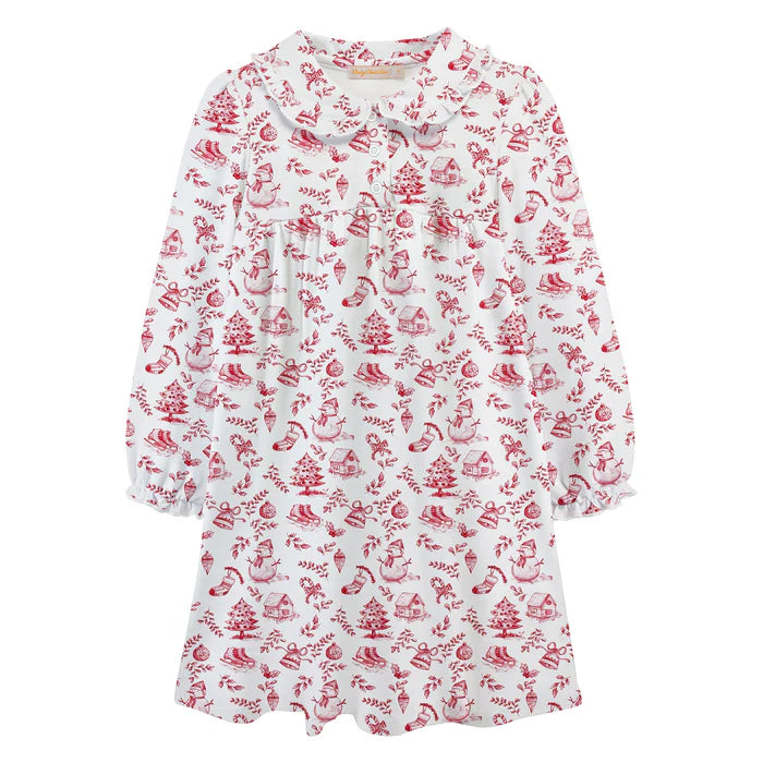 Baby Club Chic Christmas Toile Dress