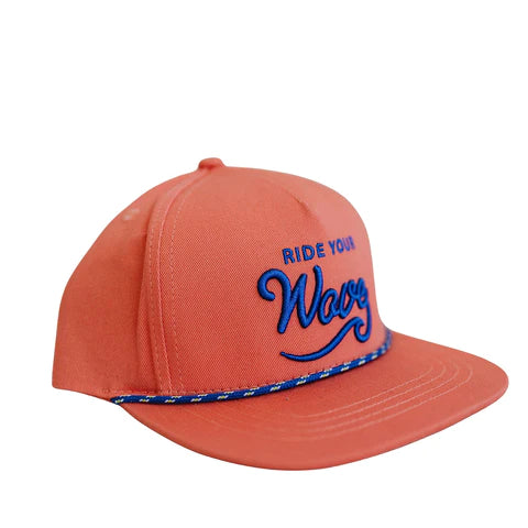 Cash and Co Ride the Wave Hat - Coral or Black