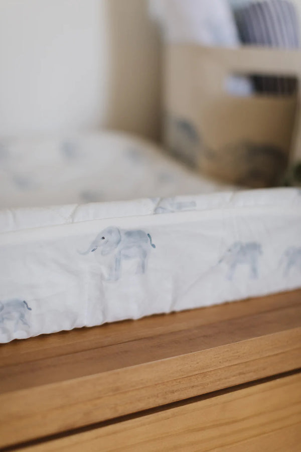 Pehr Elephant Changing Pad Cover