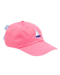 Bits & Bows Sailboat Bow Baseball Hat with back bow