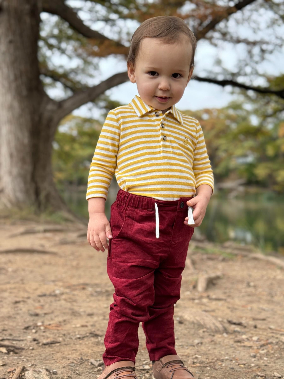 Me & Henry Modoc Cord Pants | Burgundy