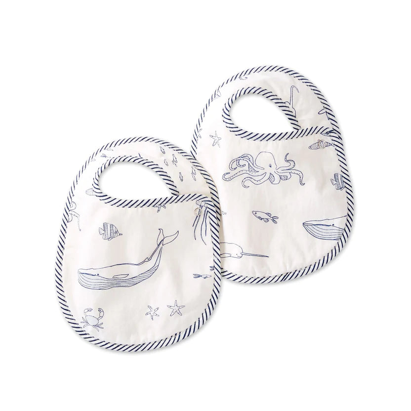 Petit Pehr Baby Bib Set of 2 - Life Aquatic