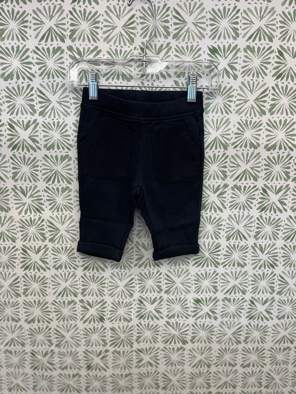 Batela Navy Jogger Pants  with Front pockets