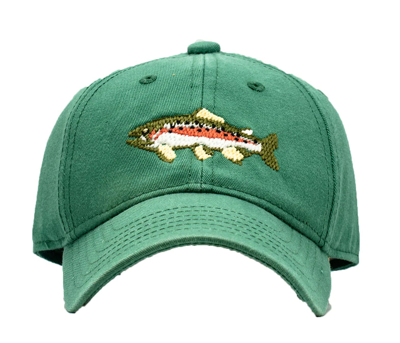 Harding Lane Kids Trout Baseball Hat - Moss Green