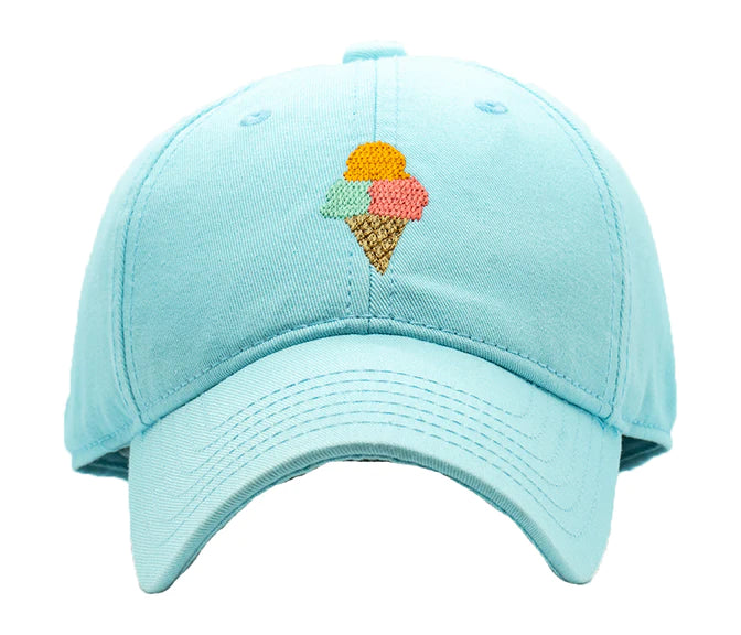 Harding Lane Kids Ice Cream Baseball Hat - Aqua