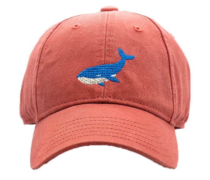 Harding Lane Kids Whale Baseball Hat - New England Red