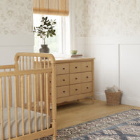 Namesake Liberty 3-in-1 Convertible Spindle Crib With Toddler Bed Conversion Kit