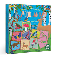 eeboo Memory & Matching Game Woodland