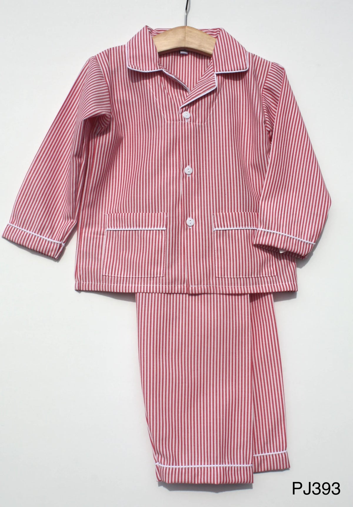 Sweet Dreams Red Striped Pajamas