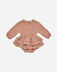 Quincy Mae Rosie Romper - Rose