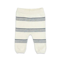 Viverano Organics Stripe Sweater Knit Baby Pullover & Pants 2pc SET