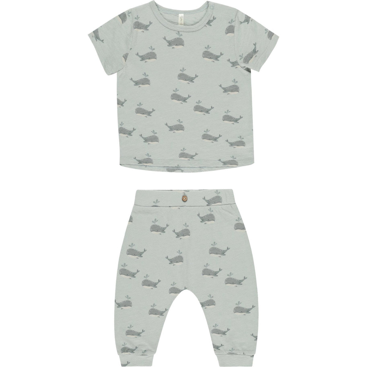 Rylee + Cru Tee + Slouch Pant Set | Whales