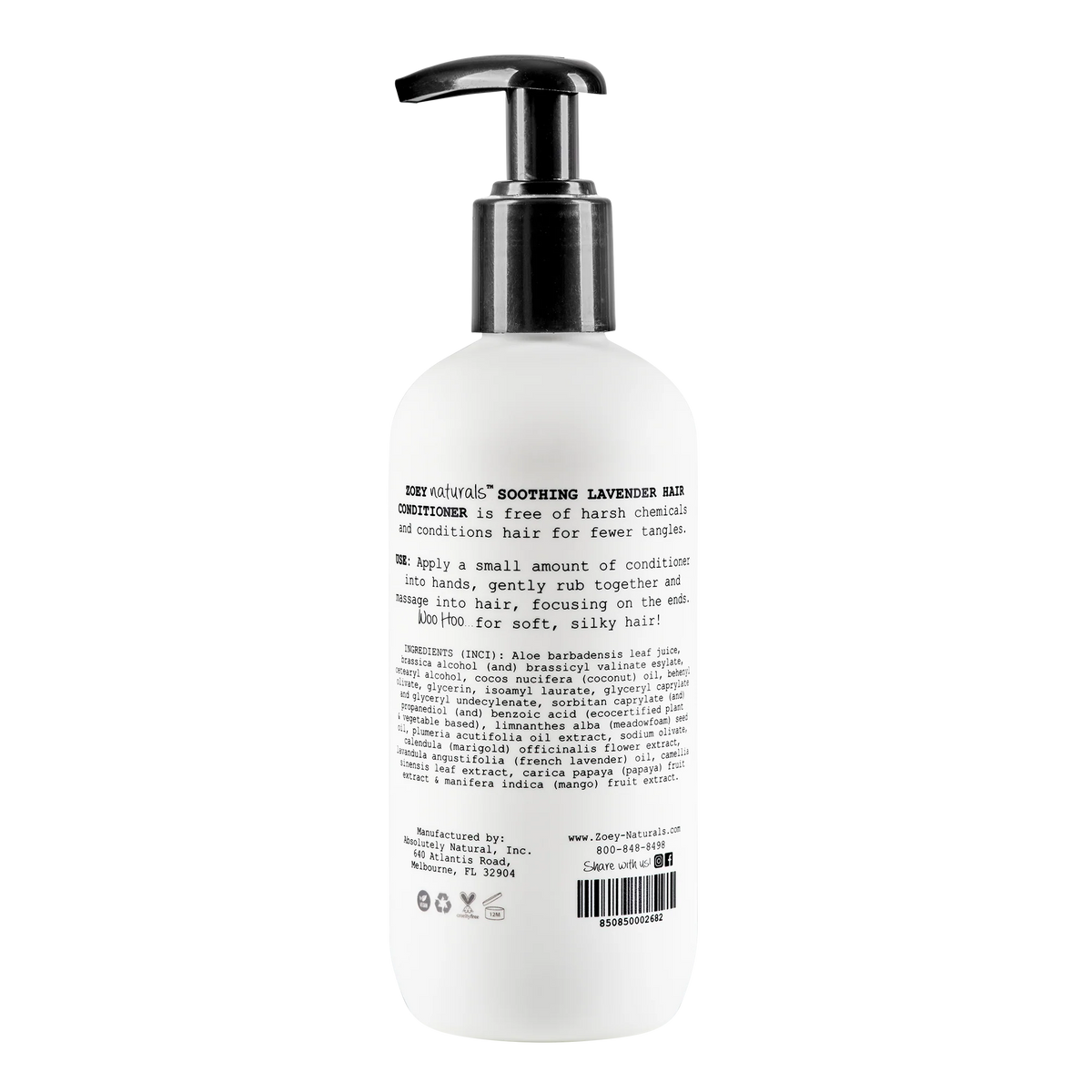 Zoey Naturals Soothing Lavender Hair Conditioner