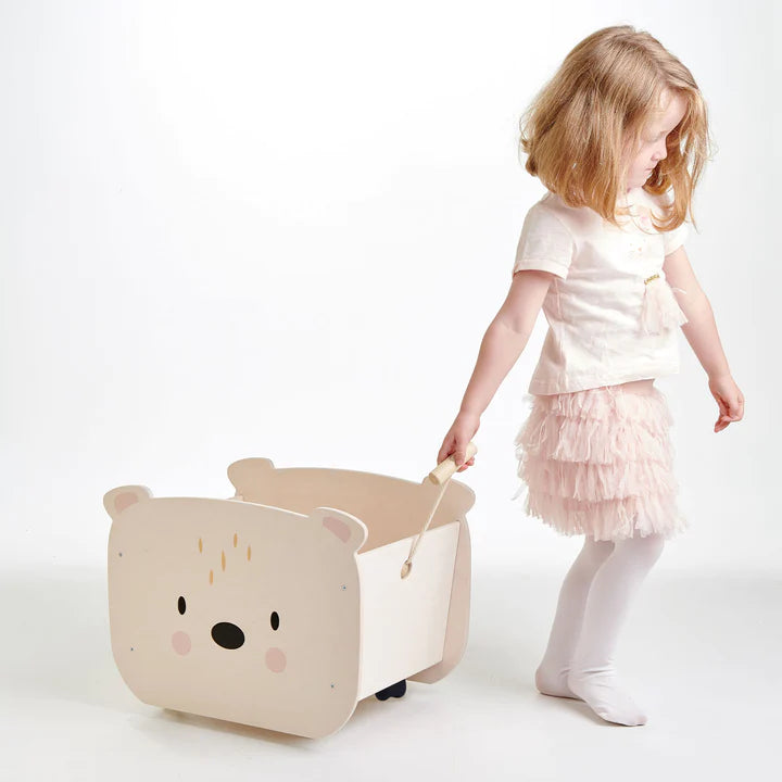 Tender Leaf- Pull Along Bear Cart