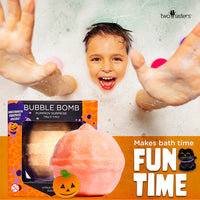 Two Sisters Pumpkin Halloween Bubble Bath Bomb