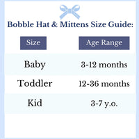 Bows Bobble Hat - Bits and Bows Baby