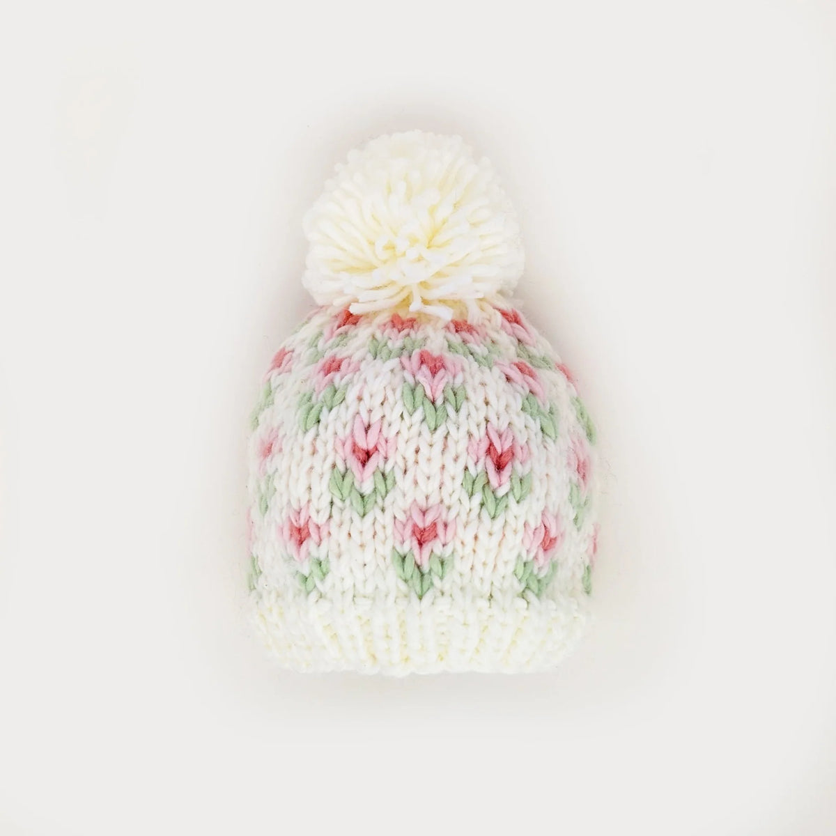 Huggalugs Bitty Blooms Beanie Blush