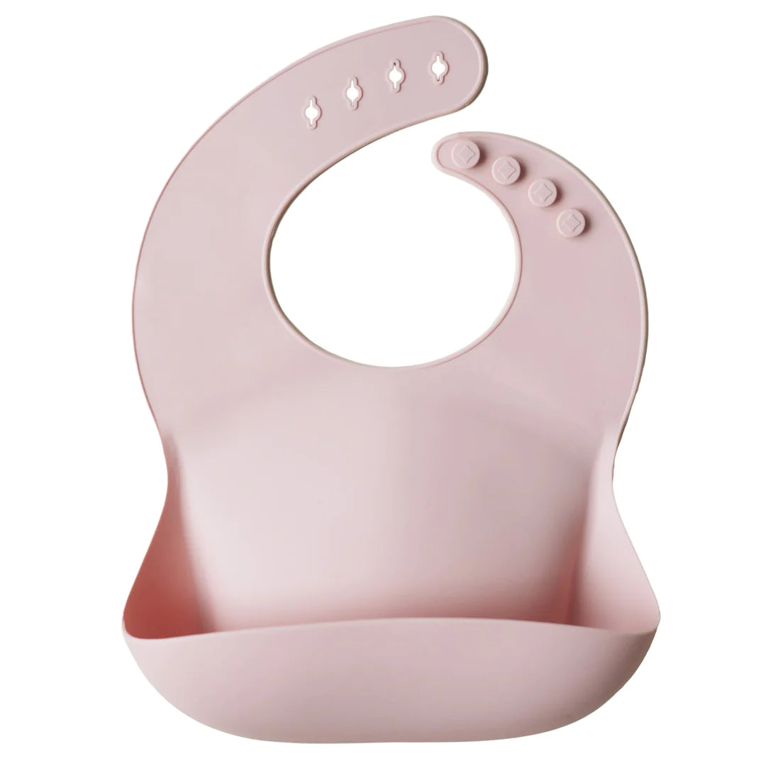 Mushie Silicone Bib (Blush)